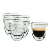 Набор стаканов DeLonghi ESPRESSO (6 шт) 60 ML